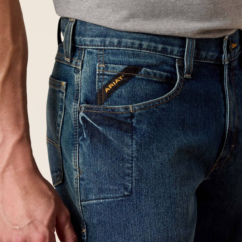 Rebar M3 Loose DuraStretch Basic Stackable Straight Leg Jean 01