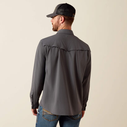 FrontierTough VentTEK Western Classic Fit Snap Shirt Back