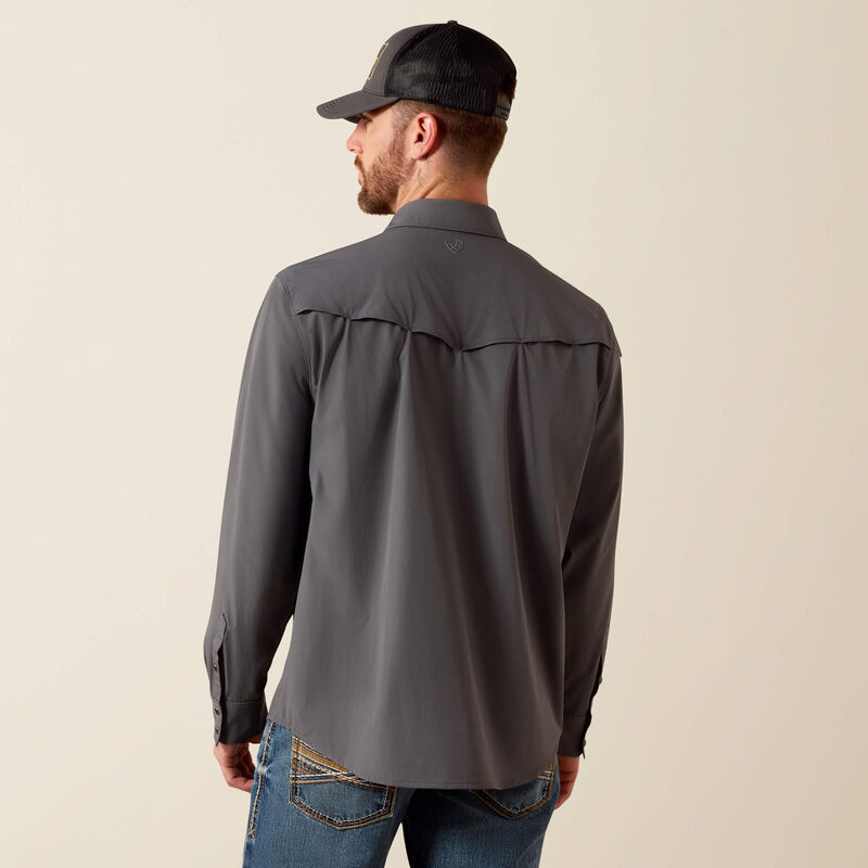 FrontierTough VentTEK Western Classic Fit Snap Shirt Back