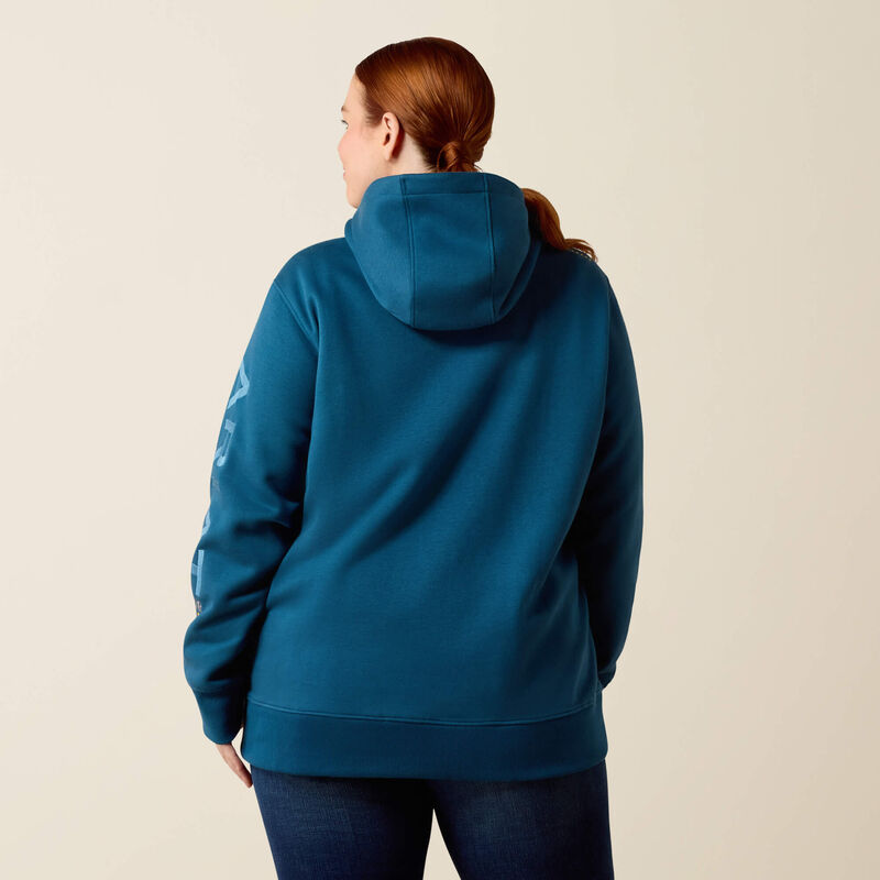 Rebar Workman Graphic Hoodie Back Plus