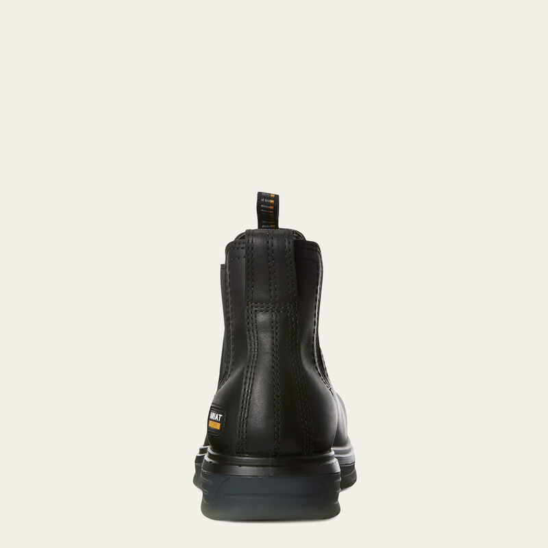 Turbo Chelsea Waterproof Carbon Toe Work Boot Heel