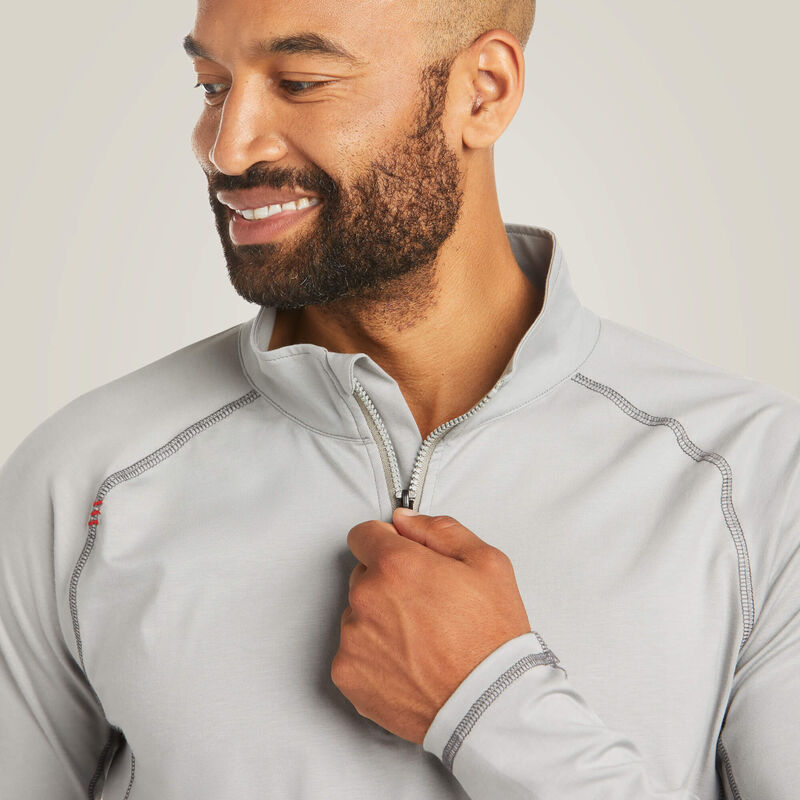 FR Combat Stretch Patriot 1/4 Zip Work Shirt 03