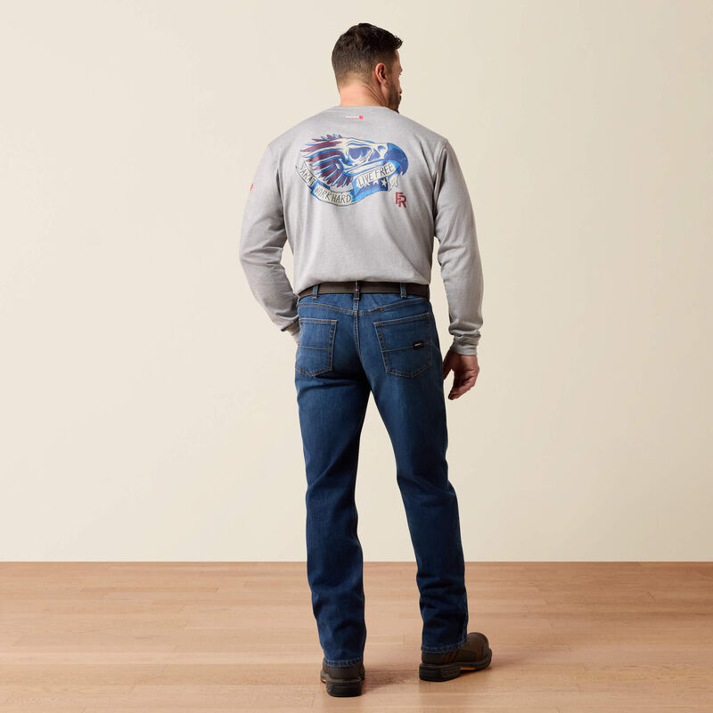 FR M5 Straight Lightweight DuraStretch Straight Leg Jeans Back