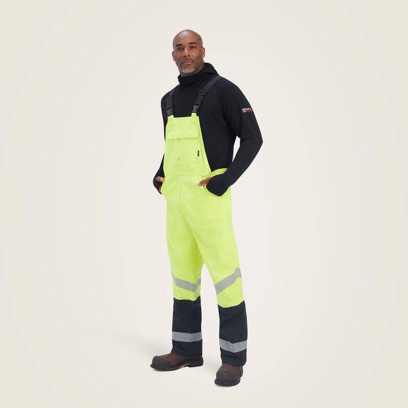 FR Hi-Vis Waterproof Bib Image 3 of 6