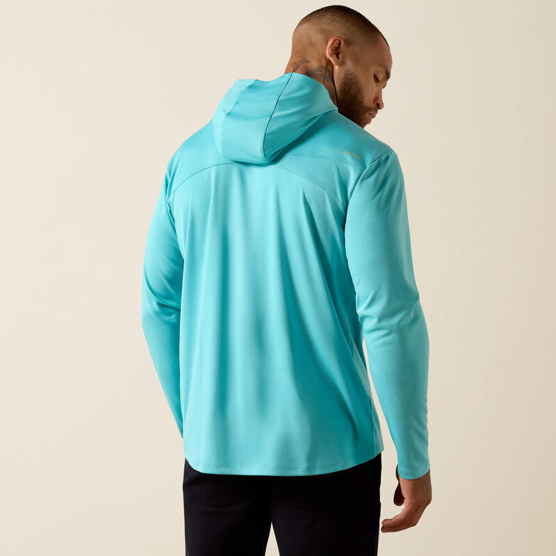 Rebar Sunblocker Hooded T-Shirt Back