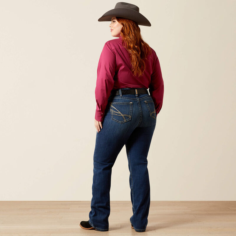 Perfect Rise Adalynne Boot Cut Jean Back Plus