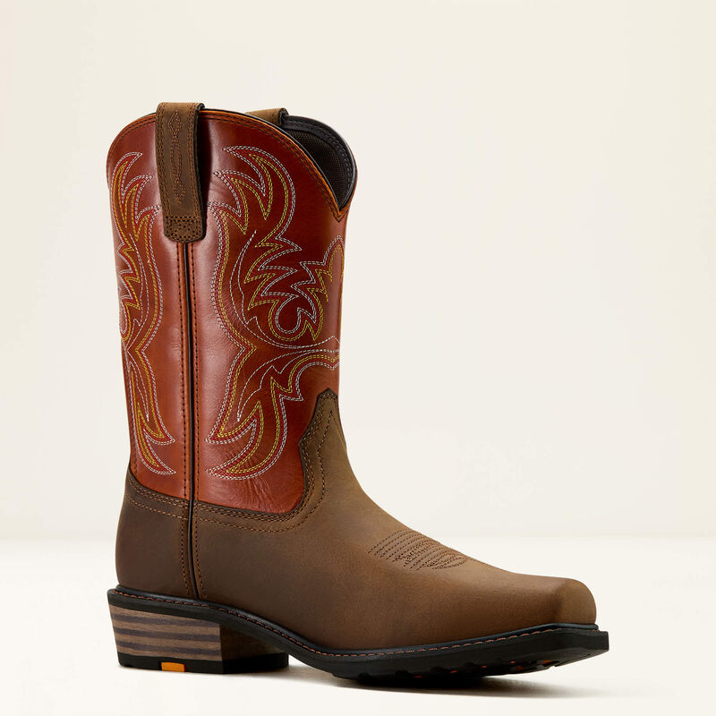 Ironside Square Toe Steel Toe Work Boot Medial