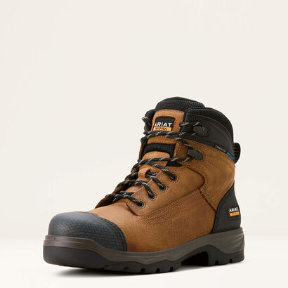 Turbo Duratread XTR 6" Waterproof Carbon Toe Work Boot 3-4 Front