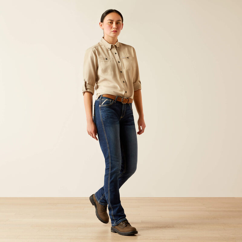 Rebar Made Tough 360 Airflow DuraStretch Work Shirt Full