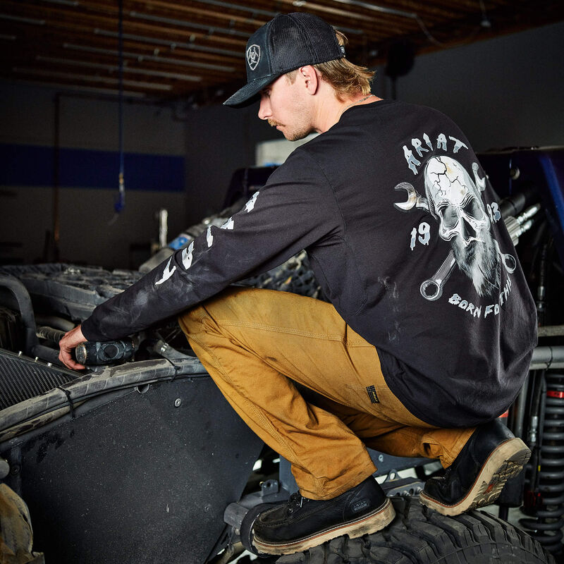 Rebar Workman Bolt Hoodie Lifestyle