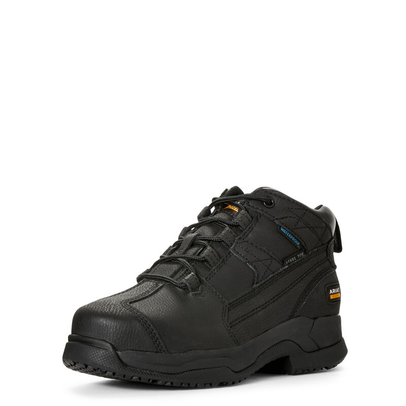 Contender Waterproof Steel Toe Work Boot 3-4 Front