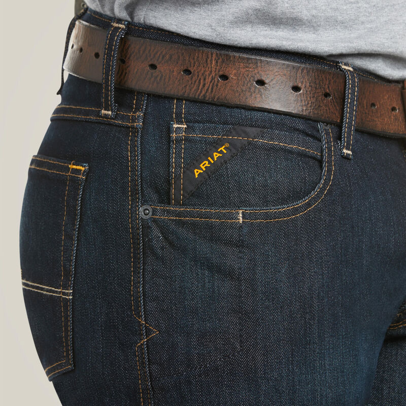 Rebar M5 Straight DuraStretch Basic Double Front Stackable Straight Leg Jean 02
