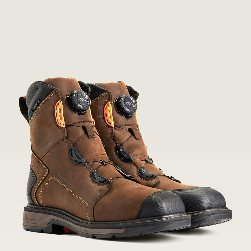 WorkHog XT 8" BOA Waterproof Carbon Toe Work Boot Pair