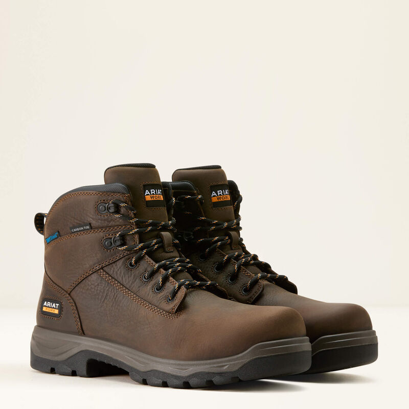Turbo Duratread 6" Waterproof Carbon Toe Work Boot Pair