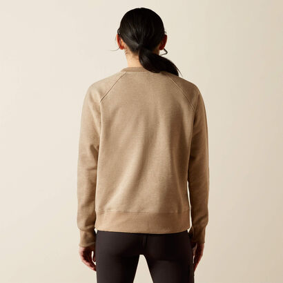 Rebar Lightweight Fleece Sweatshirt Back