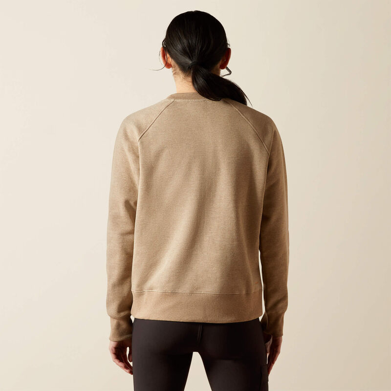 Rebar Lightweight Fleece Sweatshirt Back