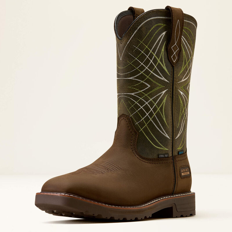Activator Waterproof Steel Toe Work Boot 3-4 Front