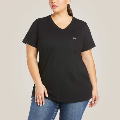 Rebar Cotton Strong V-Neck T-Shirt