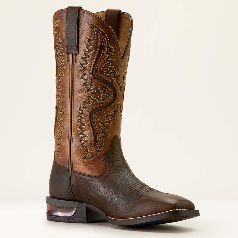 Captivate Wide Square Toe Cowboy Boot Medial
