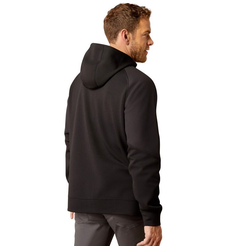 Rebar WorkTek Reinforced Full Zip Hoodie Back