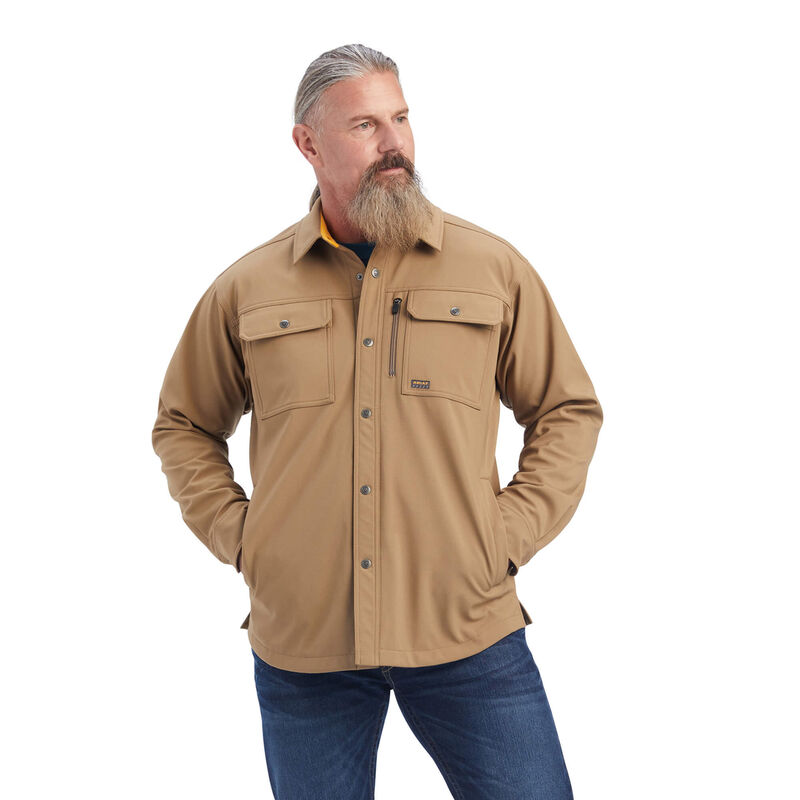Rebar DuraStretch Utility Softshell Shirt Jacket Front