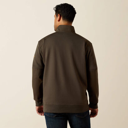Rebar Workman Duracanvas 1/4 Zip Sweatshirt Back