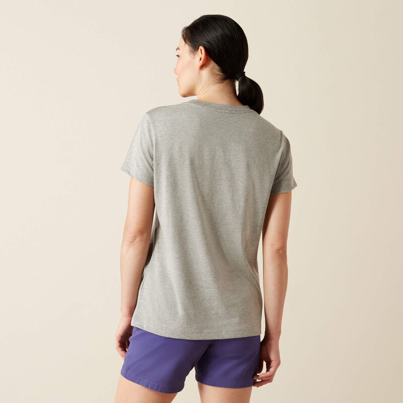Rebar Cotton Strong Standard V-Neck T-Shirt Back
