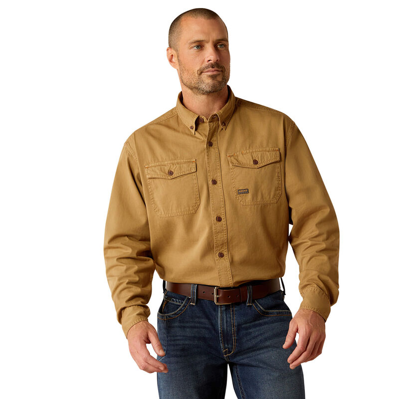 Rebar Washed Twill Work Shirt Image 1 of 4