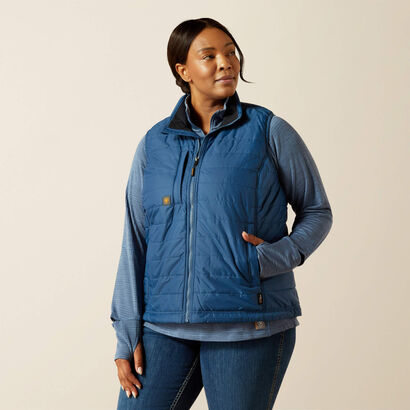 Rebar Cordura Ripstop Lightweight Insulated Vest Front Plus
