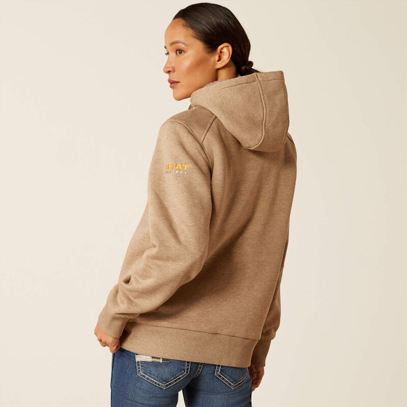 Rebar All-Weather Sherpa Full Zip Hoodie Back
