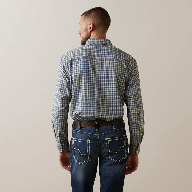 FR Plaid Featherlight Work Shirt Back