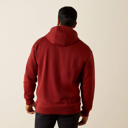 Rebar Graphic Hoodie Back