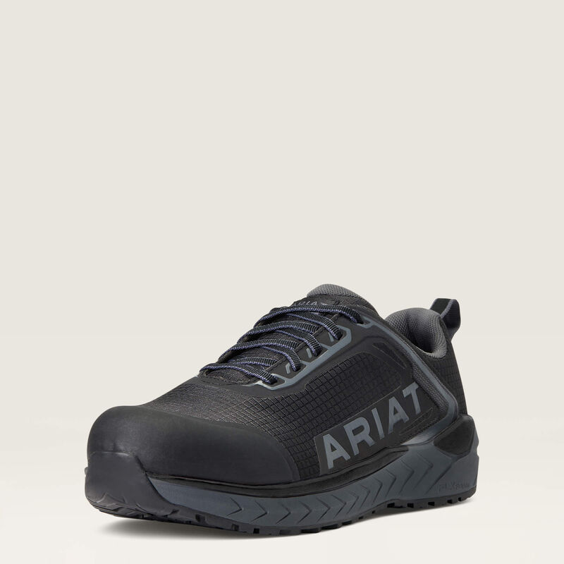 Outpace&trade; Composite Toe Safety Shoe 3-4 Front