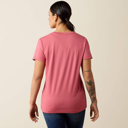 Rebar Cotton Strong Standard V-Neck T-Shirt Back