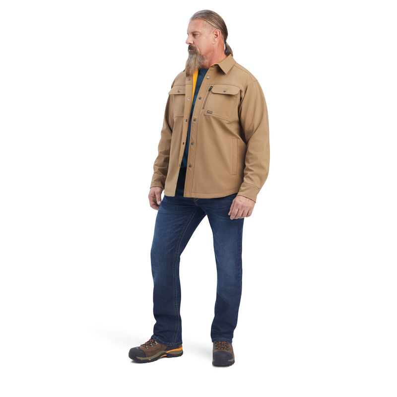 Rebar DuraStretch Utility Softshell Shirt Jacket Full