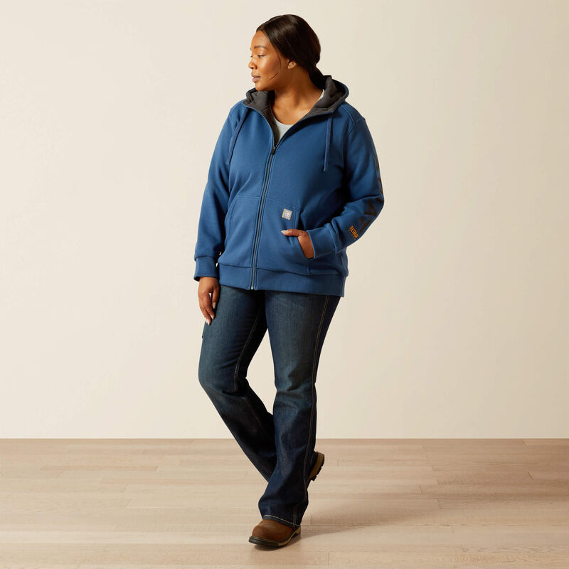 Rebar All-Weather Full Zip Hoodie Full Plus