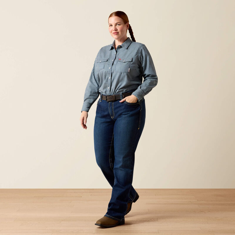 FR Ruth Snap Work Shirt Full Plus