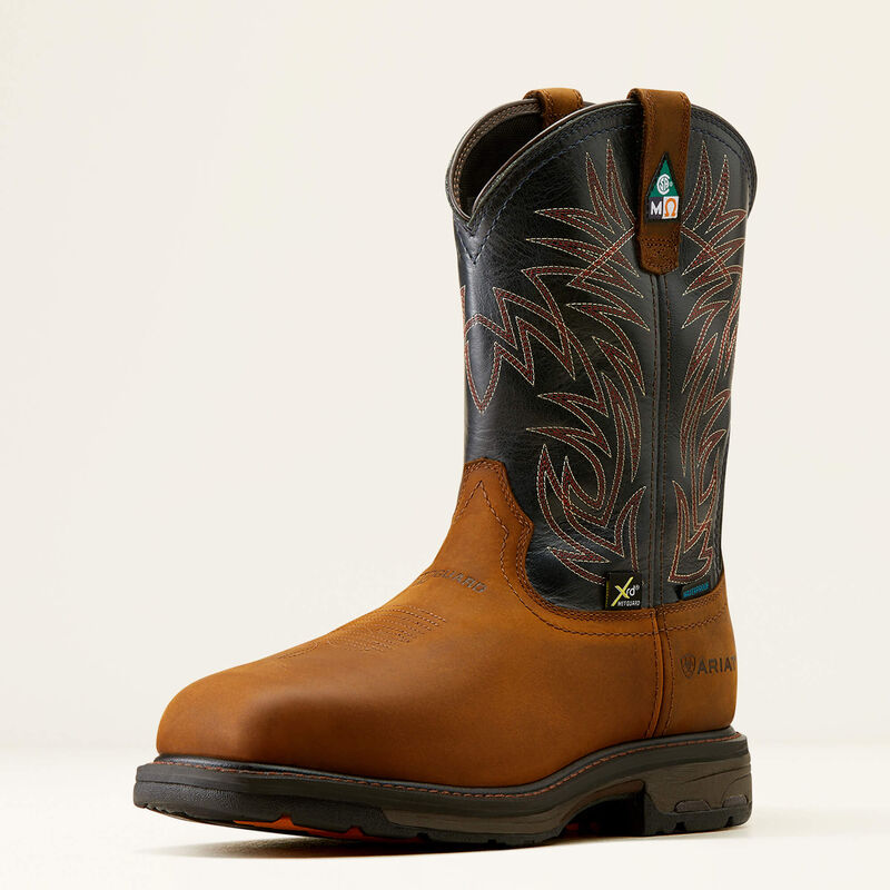 WorkHog MetGuard CSA Waterproof Composite Toe Work Boot 3-4 Front