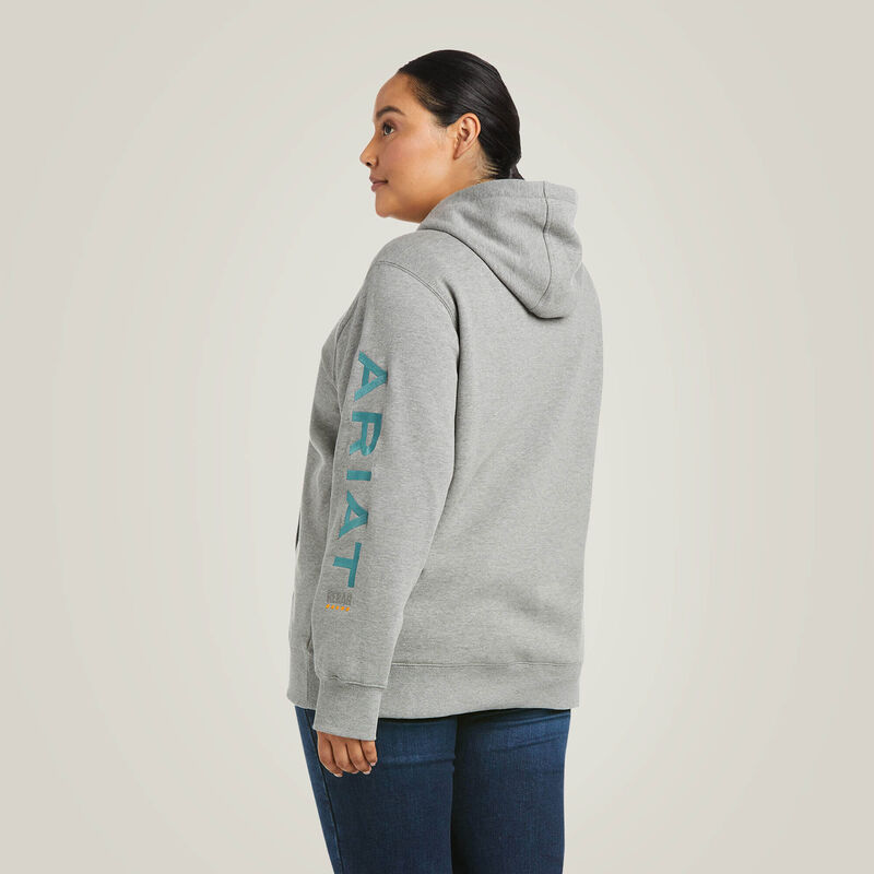 Rebar Graphic Hoodie Back Plus
