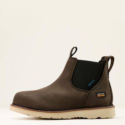 Rebar Wedge Chelsea Waterproof Work Boot Side