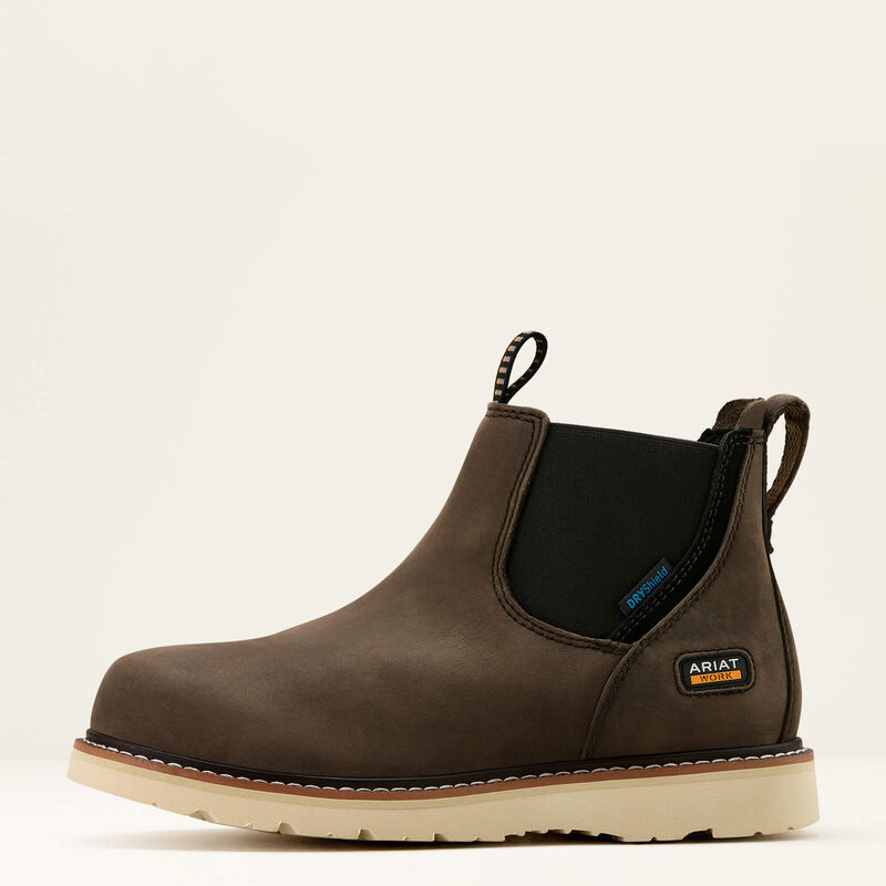 Rebar Wedge Chelsea Waterproof Work Boot Side