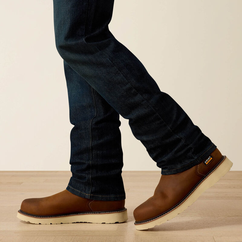 Rebar M4 Relaxed DuraStretch Basic Stackable Straight Leg Jean 03