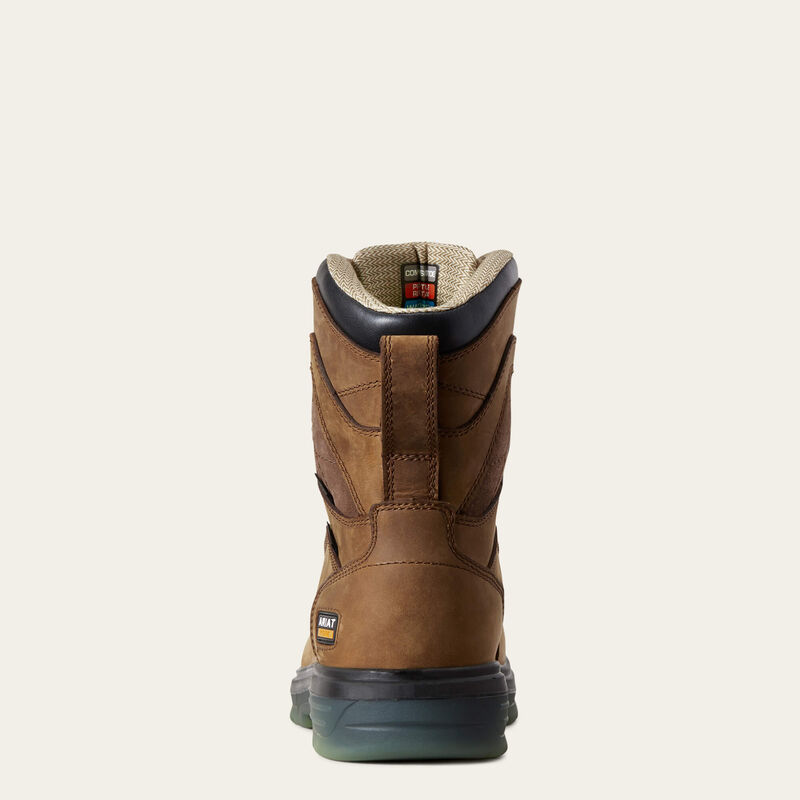 Turbo 8" CSA Waterproof Carbon Toe Work Boot Heel