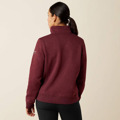 Rebar Traverse Funnel Neck Sweatshirt Back