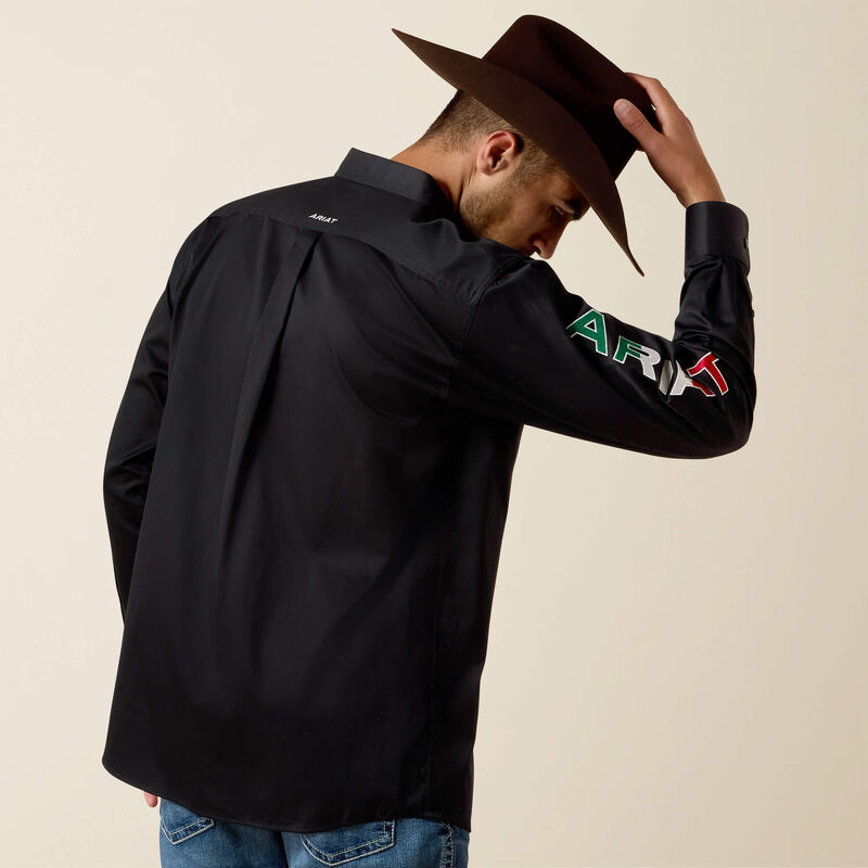 Team Logo Twill Classic Fit Shirt Back