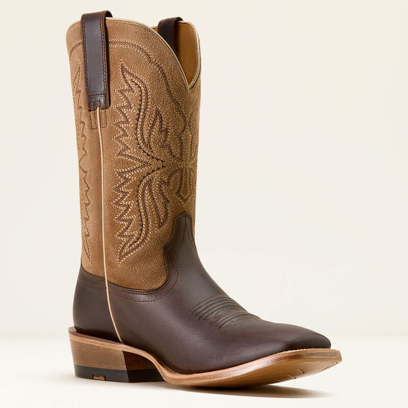 Preston Wide Square Toe Cowboy Boot Medial
