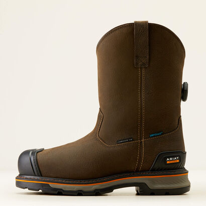 Stump Jumper Pull-On BOA Waterproof Composite Toe Work Boot Side