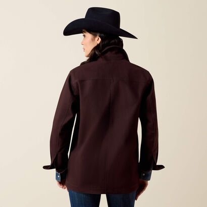 Western Canvas Chore Jacket Back