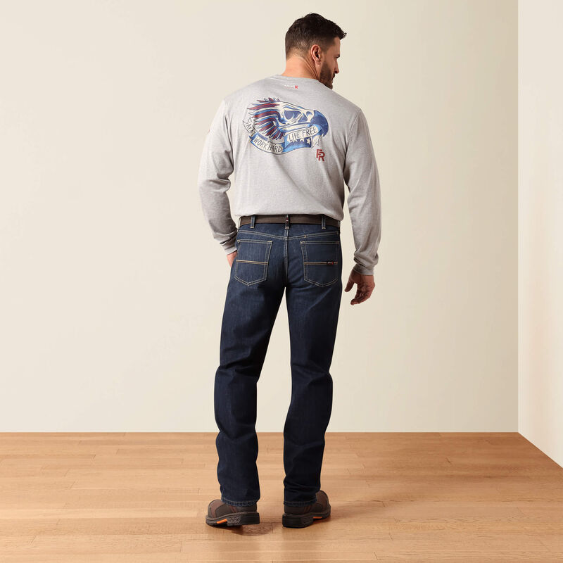FR M2 Traditional Relaxed Basic DuraStretch Boot Cut Jeans 01