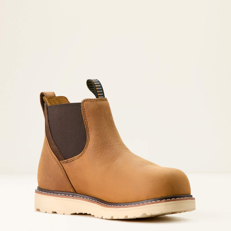 Rebar Wedge Chelsea Waterproof Composite Toe Work Boot Medial